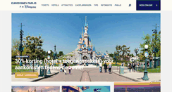 Desktop Screenshot of eurodisneyparijs.be